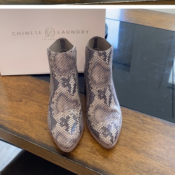 Chinese Laundry Snakeskin Boots - Picture 4 of 5